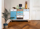 Mobiletto Laval 100x35x90 h cm in Legno Multicolor