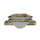Housse de couette double avec impression sur le sac et les taies d'oreiller