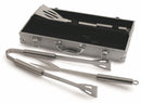 Set 3 Utensili Accessori in Acciaio per Barbecue Bbq Soriani
