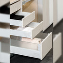 Kit Cassetto Esterno Vantage-Q Chiusura Soft P 400 Verniciato Alluminio Acciaio Emuca