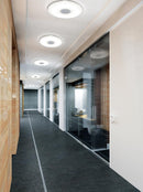 Plafoniera Tonda a LED da Interno 45W Dimmerabile con Telecomando Sovil Bianca