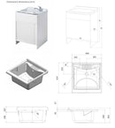Mobile Lavatoio in Bilaminato Serranda e Asse Forlani Laundry Shutter Varie Misure