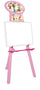Tableau noir pour enfants 52x46x98 cm avec porte-gobelet rose