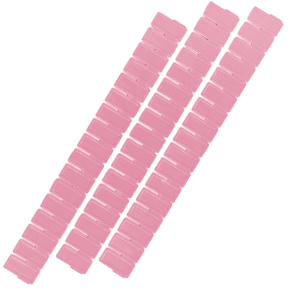 Lot de 3 Séparateurs Organisateur de Tiroir Plastique 50x435mm Rose sconto