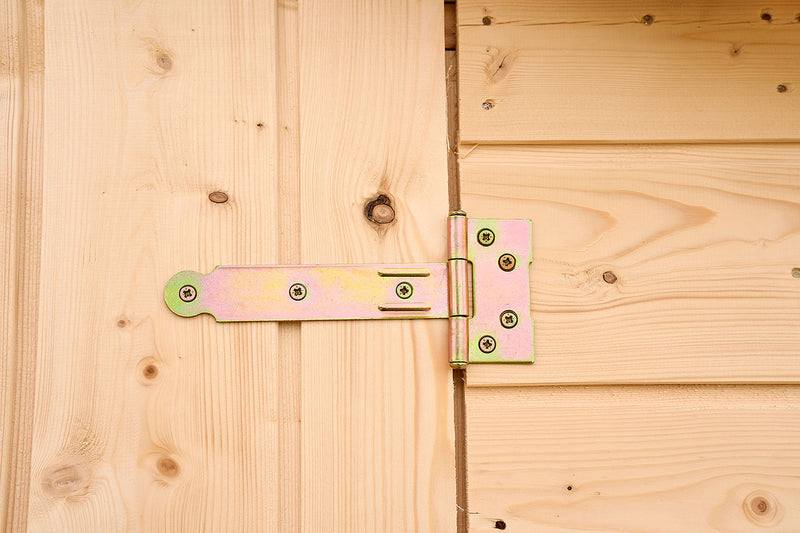 Casetta Box da Giardino 1,2x2 m Senza Pavimento in Legno Picea Massello 16mm Eden