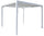 Pergola de Jardin 3x3m en Aluminium Blanc