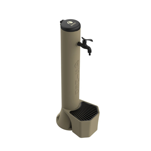 acquista Fontana da Giardino con Rubinetto e Secchiello Sined Tritone Tortora