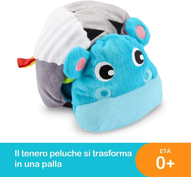 Peluche Ippo Palla Soffice con Tessuti Morbidi e Suoni Fisher Price