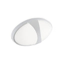 Plafoniera da Esterno a LED 15W Ovale con Fascia Sovil Doris Bianco