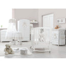 Lettino Culla in Legno Italbaby Peluche Bianco