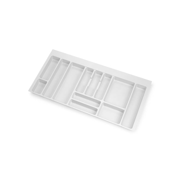 prezzo Range-couverts Optima Vertex/Concept 500mm (épaulements 16mm) M 1.000 Plastique Blanc Technoplastique Emuca