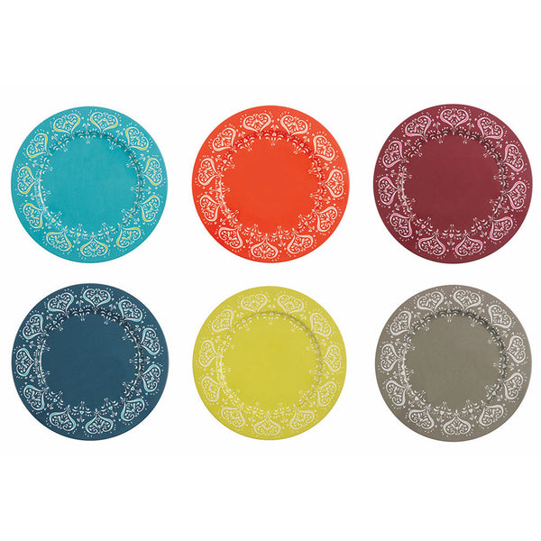 acquista Lot de 6 sets de table en étain Ø33cm VdE Tivoli 1996 Myconos