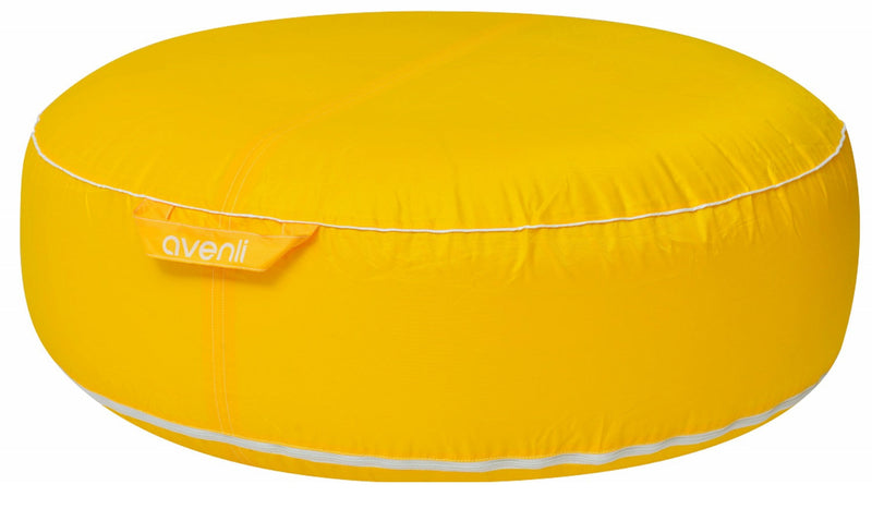 Pouf da Esterno Gonfiabile 98x38cm Jilong Lounge Avenli i Giallo