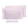 Ensemble de draps doubles et taies d'oreiller avec imprimé Garrini Emily Pink