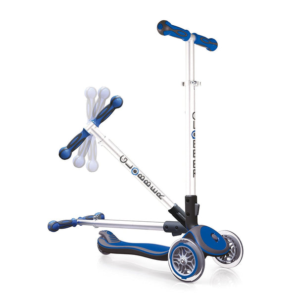 online Trottinette 3 Roues Télescopique et Pliable Max 50Kg Globber Elite Bleu