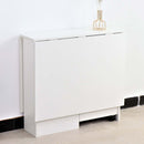 Tavolo Pieghevole Salvaspazio in Legno Bianco