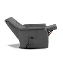 Poltrona Alzapersona Elettrica 2 Motori 82x108x84 cm Baila in Microfibra Dispositivo Medico 1 Grigio Scuro