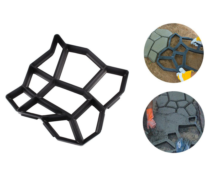 Stampo per Pavimentazione Giardino e Sentieri 42,5x42,5cm Matrice per Cemento
