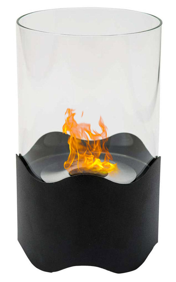 sconto Cheminée Bioéthanol de Table Ø16x26,7 cm Noir