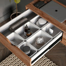 Contenitori Organizer Cassetti da Bagno 4 Cubi in Tecnoplastica Emuca Tidy Bianca