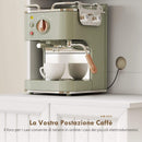 Mobile Dispensa Cucina 60x39,5x179,6 cm con 2 Armadietti e 8 Ripiani in Legno e Acrilico Bianco      