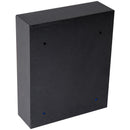 Cassetta Portachiavi di Sicurezza Professionale da Muro di 40 ganci Nero 30x36,5x10 cm 