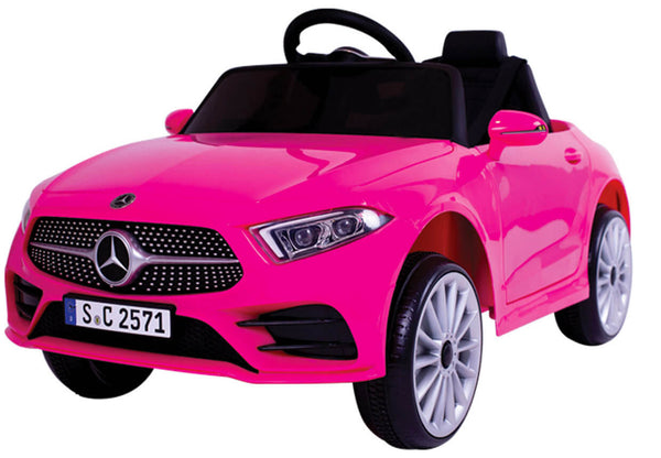 Véhicule électrique porteur pour enfants 12V sous licence Mercedes CLS 350 AMG Rose sconto