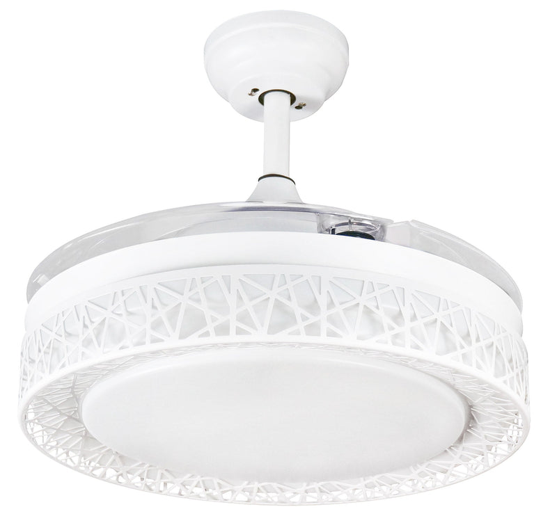 Ventilatore da Soffitto con 3 Pale a Scomparsa Ø107 cm 3 Velocità Ghost