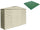 Sol pour Jardinière 320x81x188 cm en Plastique Vert