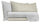 Parure de Draps et Taies d'Oreiller Réversibles Gris Clair/Crème Différentes Tailles