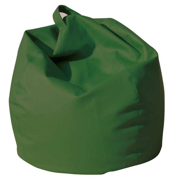 Poltrona a Sacco Pouf in Similpelle Verde online