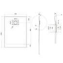 Piatto Doccia Effetto Pietra Filo Pavimento o Tradizionale Bianco