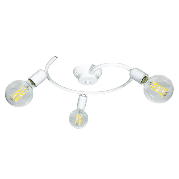 Plafonnier 3xE27 Blanc E-Energy Daniela Cadre Peint sconto