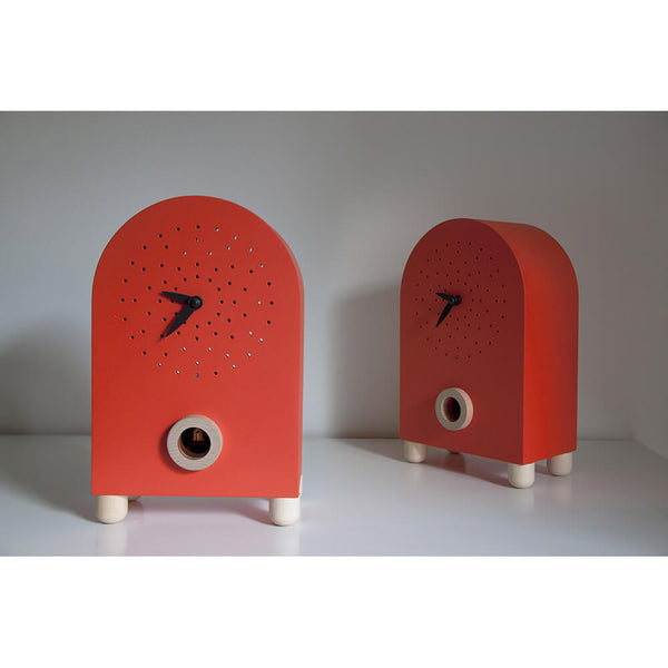 online Horloge Coucou Sur Pied 17X27X11Cm Pirondini Italia Marconi Rouge