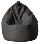 Poltrona a Sacco Pouf in Similpelle Grigio