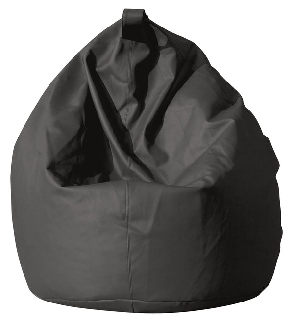 Poltrona a Sacco Pouf in Similpelle Grigio acquista