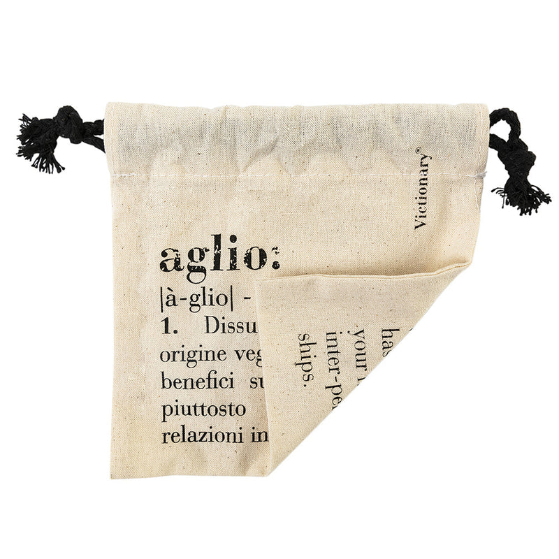 Sacchetto Aglio/garlic 15x15 cm in Cotone VdE Tivoli 1996 