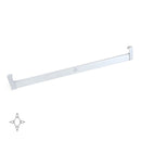 Barra Appendiabili per Armadio 55,8-70,8 cm 12V con LED Bianco Naturale e Sensore di Movimento Emuca