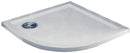 Piatto Doccia Semicircolare In Acrilico Bianco Fosterberg Floret 4 Ultraslim