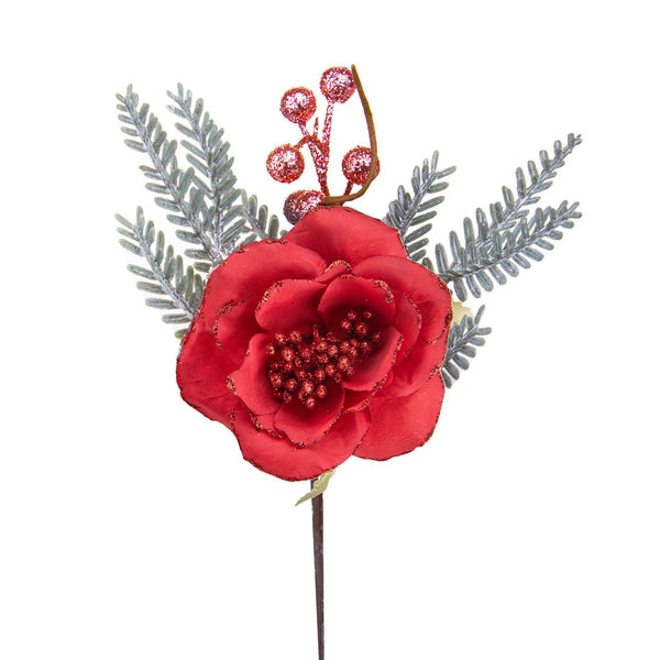 Lot de 24 pics à chou de Rosa 26 cm Rouge/Rouge acquista