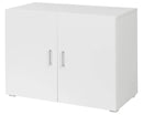 Mobiletto 2 Ante 90x41x85 cm in MDF Bianco