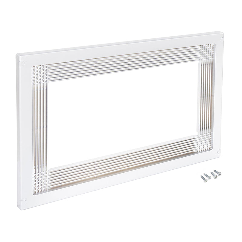 Cornice per Incasso di Forno a Microonde in Mobile da Cucina 60 cm in Plastica Emuca Bianca