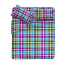 Set lenzuola stampa sopra Sotto e Federe Scozzese