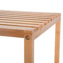 Scaffale Portaoggetti in Bambù a 5 Ripiani 36x36x145 cm 