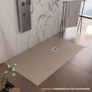 Piatto Doccia in Pietra Bonussi Everest Moka Varie Misure