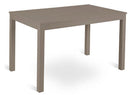 Tavolo Allungabile 130/210x80x76 cm in Legno Top in Melaminico Tortora
