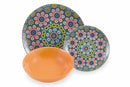 Servizio Piatti 18 Pezzi in Porcellana e Gres Multicolor Villa d'Este Home Tivoli Marrakech