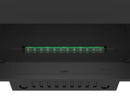 Camino a Vapore Elettrico da Incasso 80x45(64,8)x40 cm Invapo con LED RGB Nero