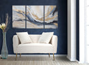 Divanetto Bucarest Crema 127x74x73 cm Legno e Spugna e Tessuto e Metallo Crema e Oro