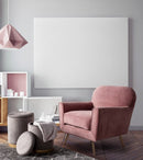 Set 2 Pouf Contenitore Polina Grigio in Tessuto effetto Velluto